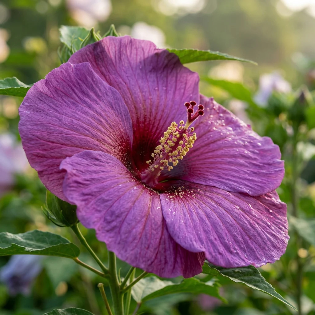 100 Purple Giant Hibiscus Seeds – Beautiful Garden Plants – Easy to Grow