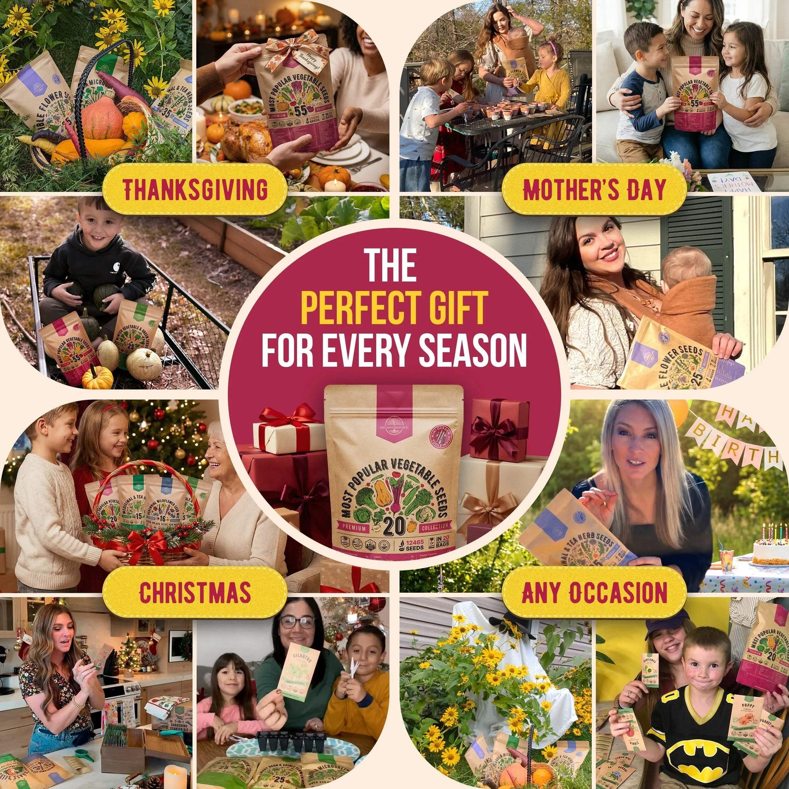 Vegetable Seeds Variety Pack