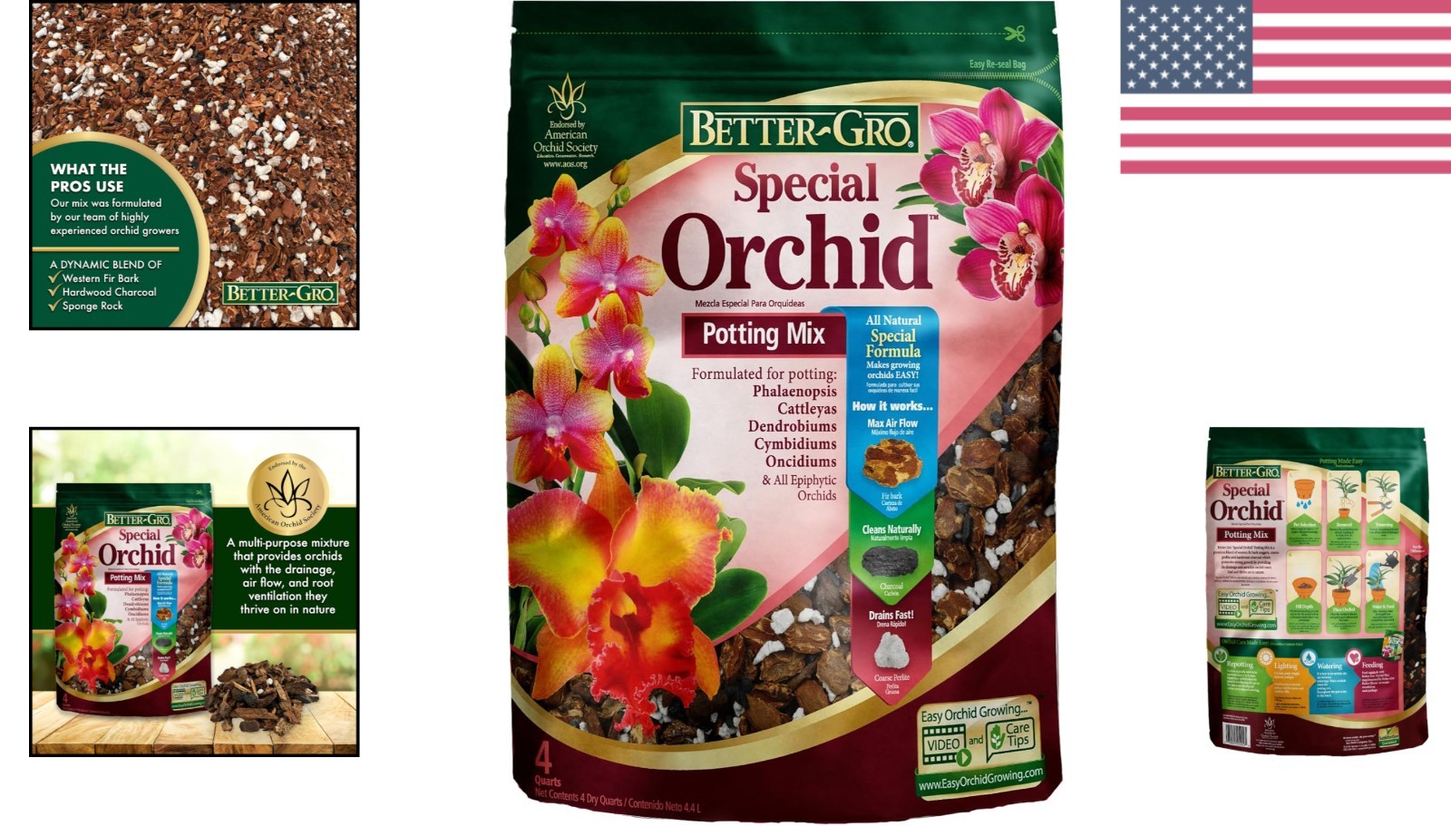 Special Orchid Mix: 4 Quarts of Expert-Formulated Soil for Optimal Root Growth