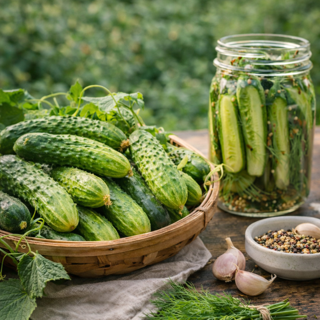 Homemade Pickles – Cucumber Seeds | Crisp Pickling Cucumbers 30 seeds