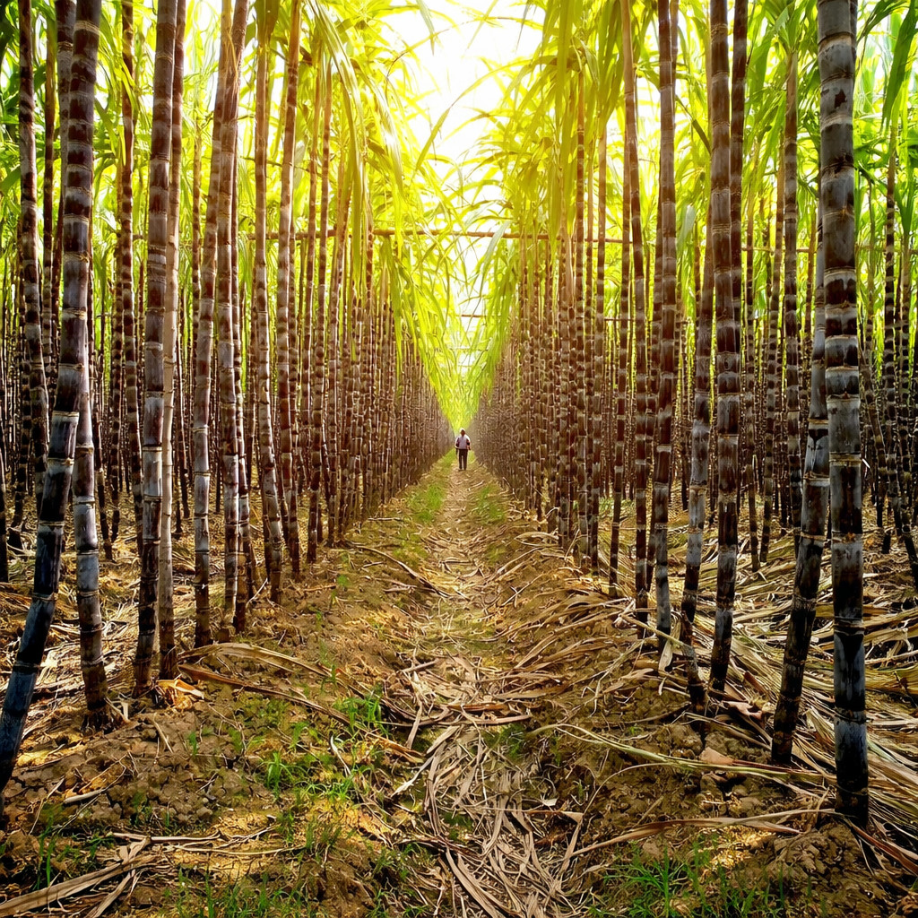 1000Seeds Black Sugar Cane Organic Subtropics Plant Sweet Juicy Saccharum Plants