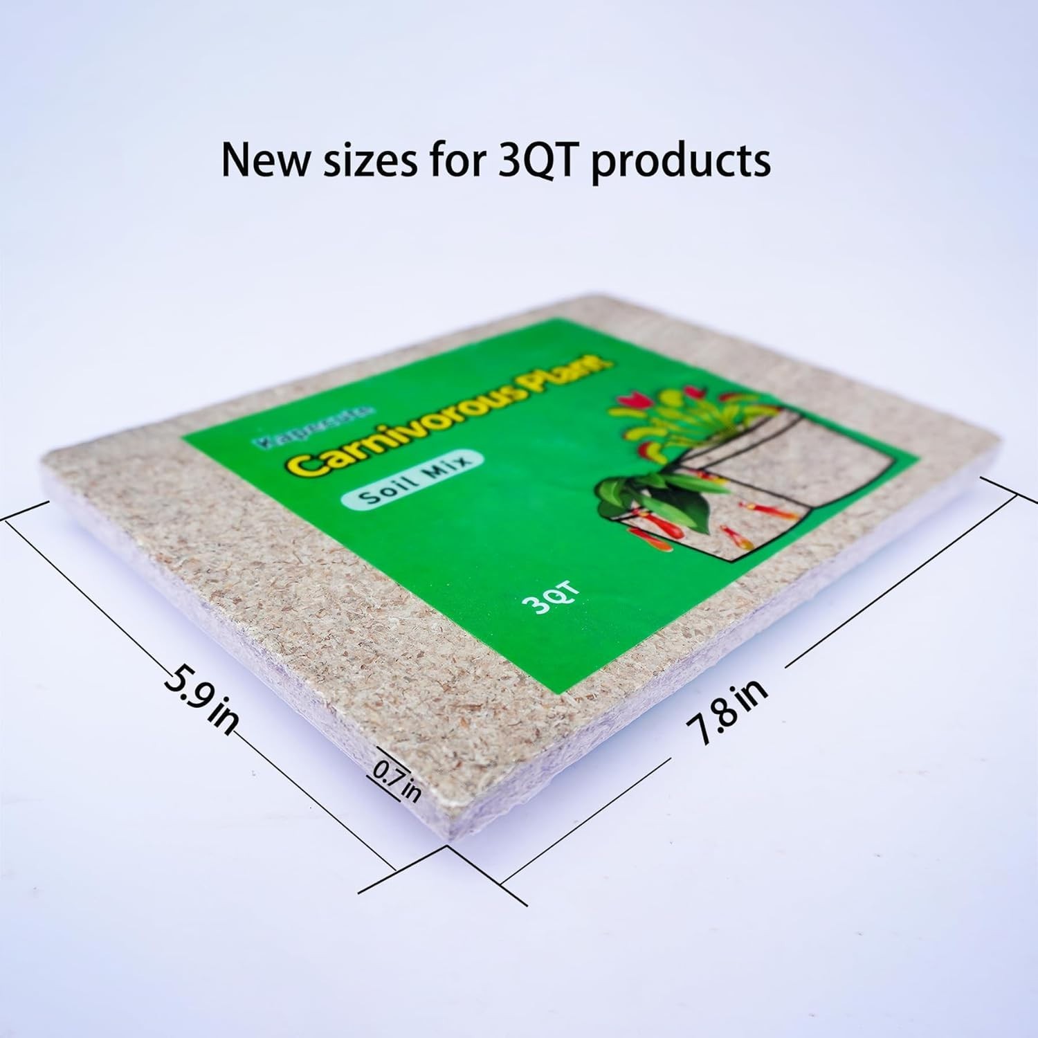 Essential Soil Mix 3 Qt for Seedlings & Carnivorous Plants – Natural Ingredients