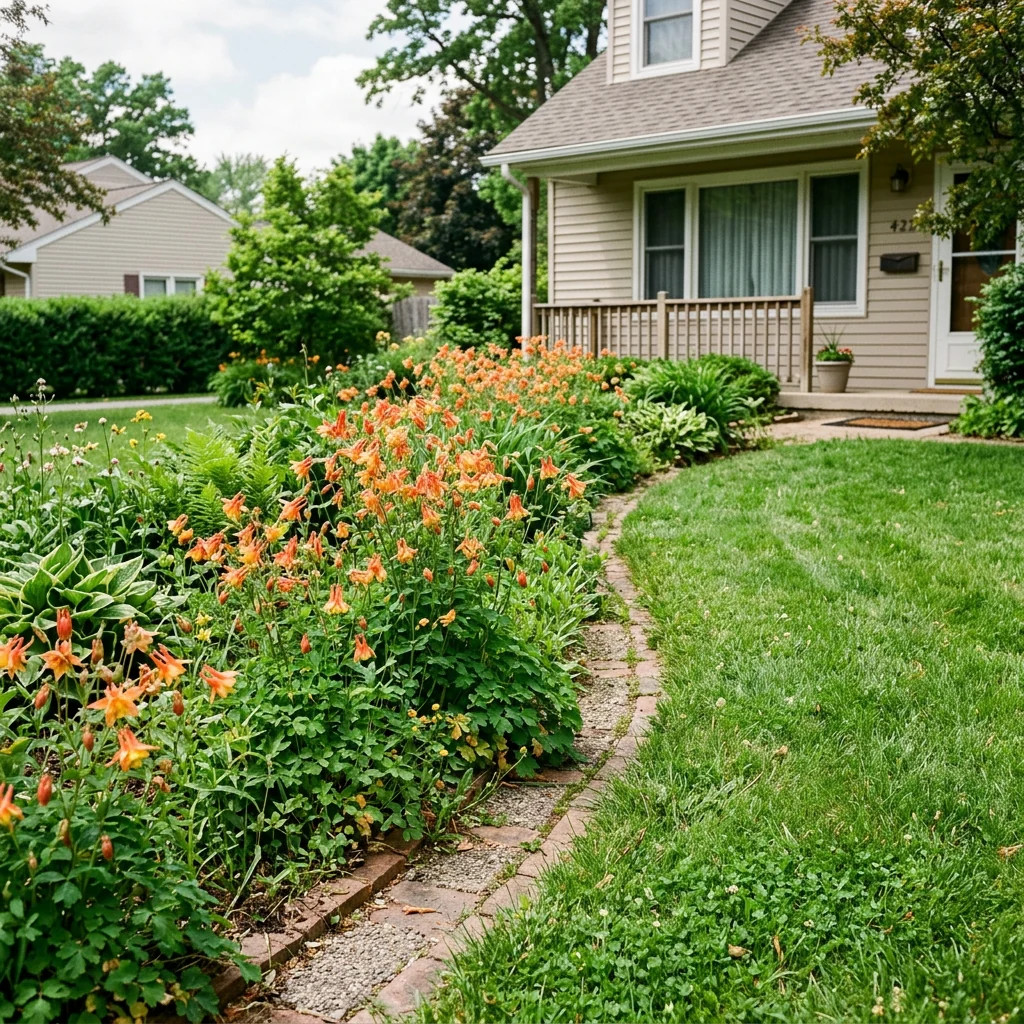 350 Orange Columbine Seeds for Planting – Heirloom Orange Columbine Flower