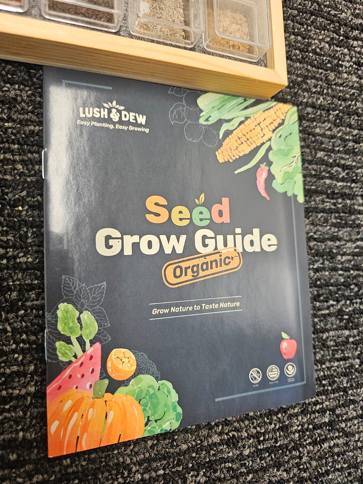 Lush and Dew Year-Round USDA Zone 9 Seed Bank 32 Varieties Seed Grow Guide