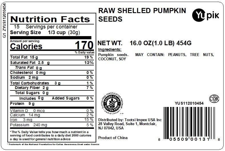 Versatile 2-Pack Raw Pumpkin Seeds, Nutty Flavor – Perfect for Baking & Snacking