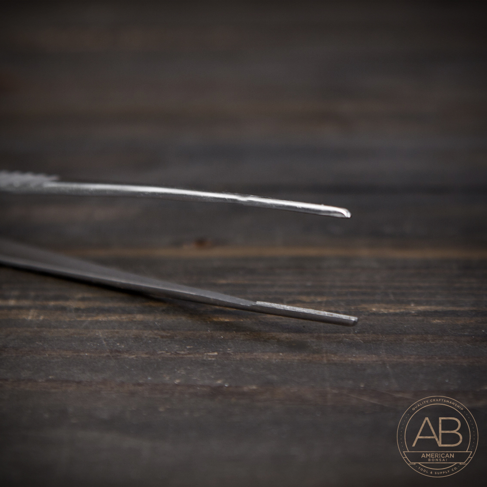 American Bonsai Stainless Steel STRAIGHT Tweezers