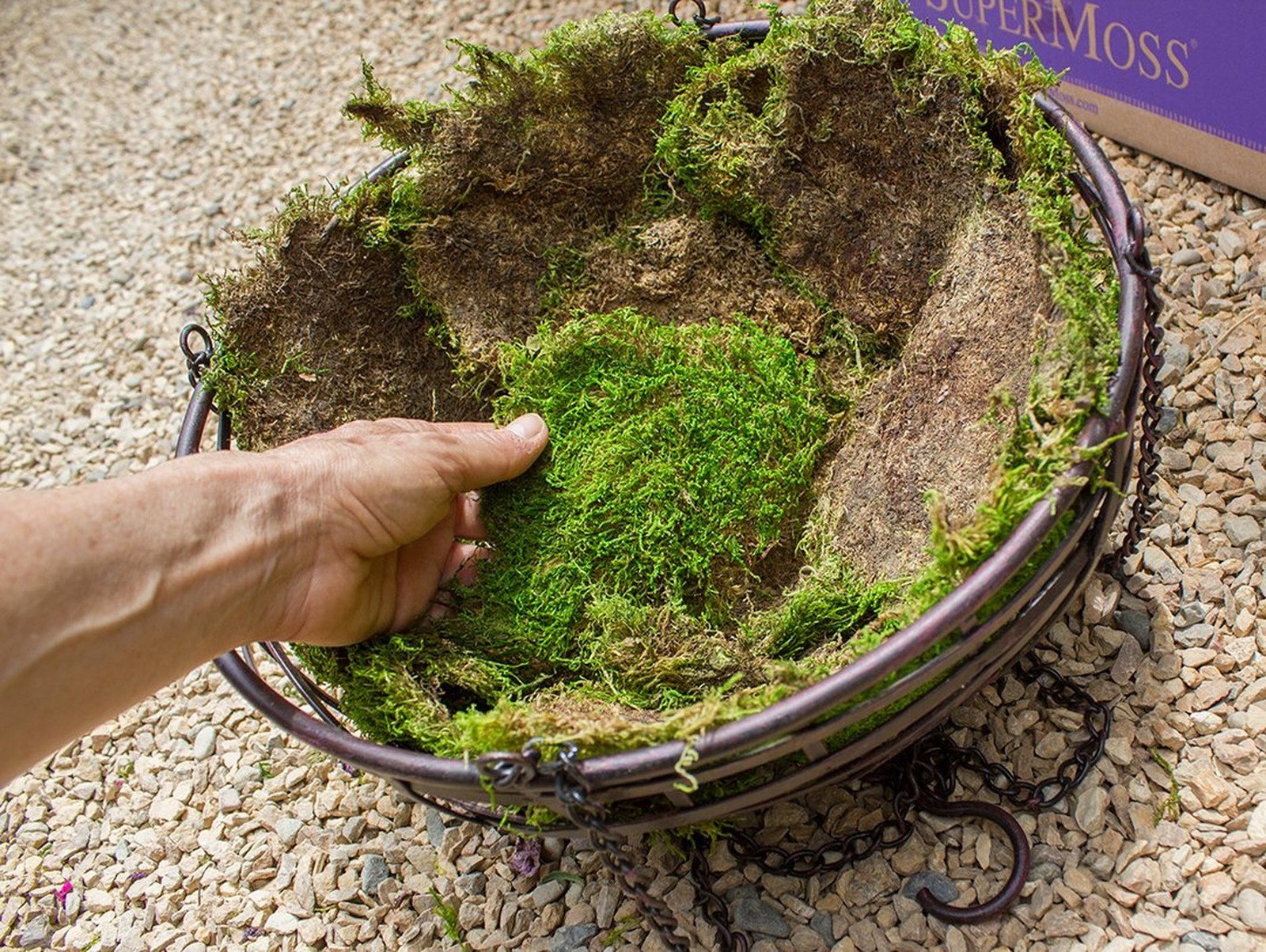 SuperMoss (21588) Sheet Moss Preserved, Natural, 5 Pounds (20-24 sq. ft.)