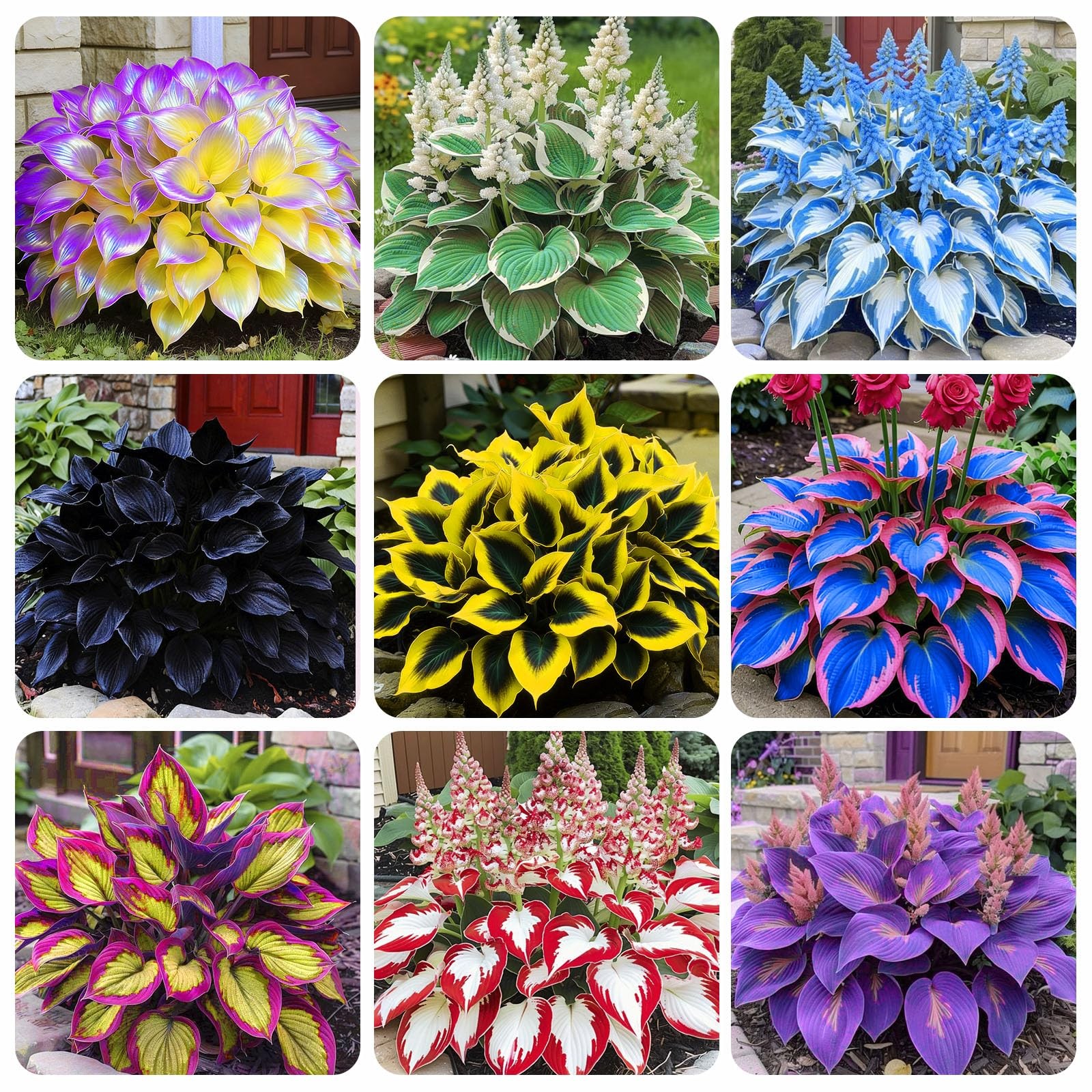 220+ Mixed Rare Hosta Seeds for Planting-Attract Pollinators Perennial…
