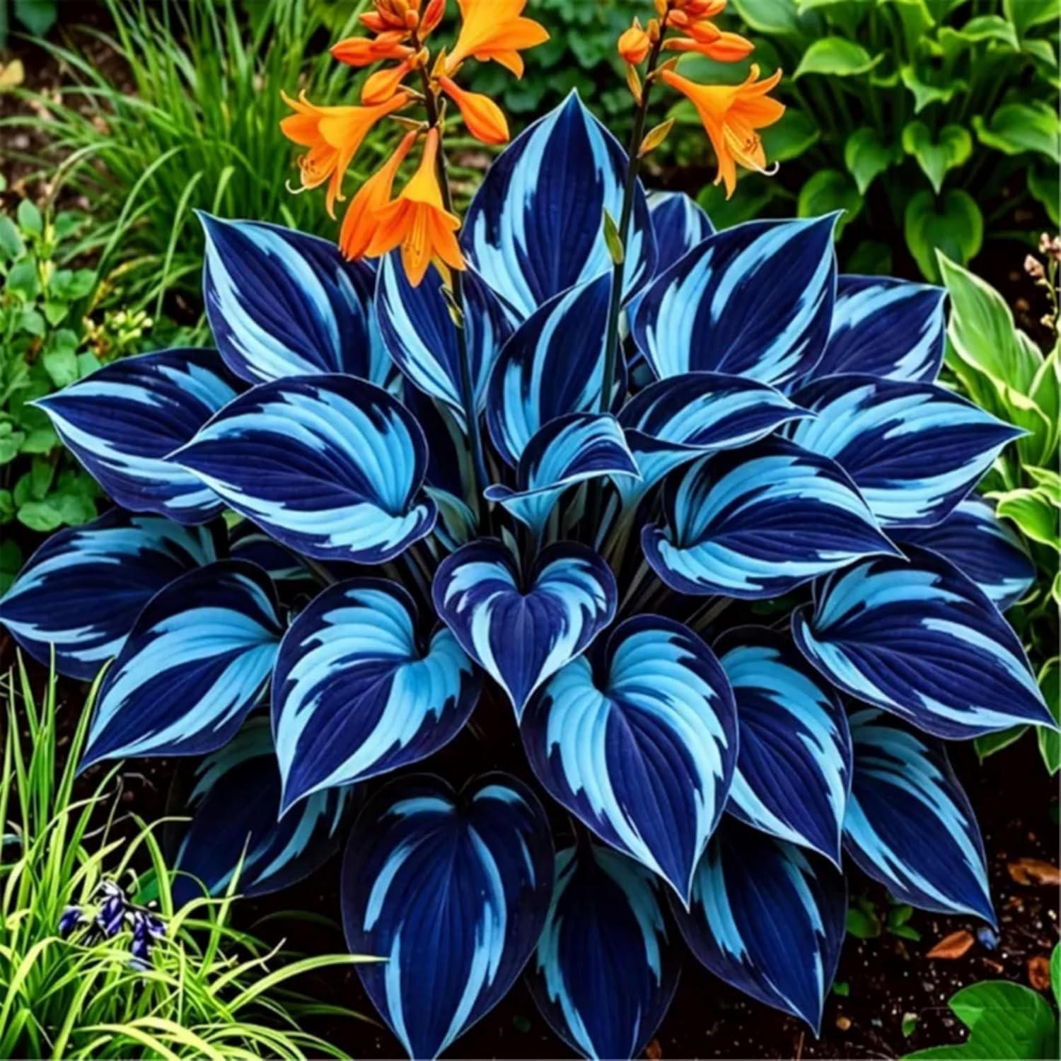 Rare 390+ Hosta Seeds – Vibrant Outdoor Plants for Low Maintenance Gardens