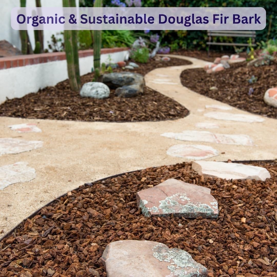 Versatile Natural Orchid Potting Bark – 1560 Cu In for Floral & Craft Use