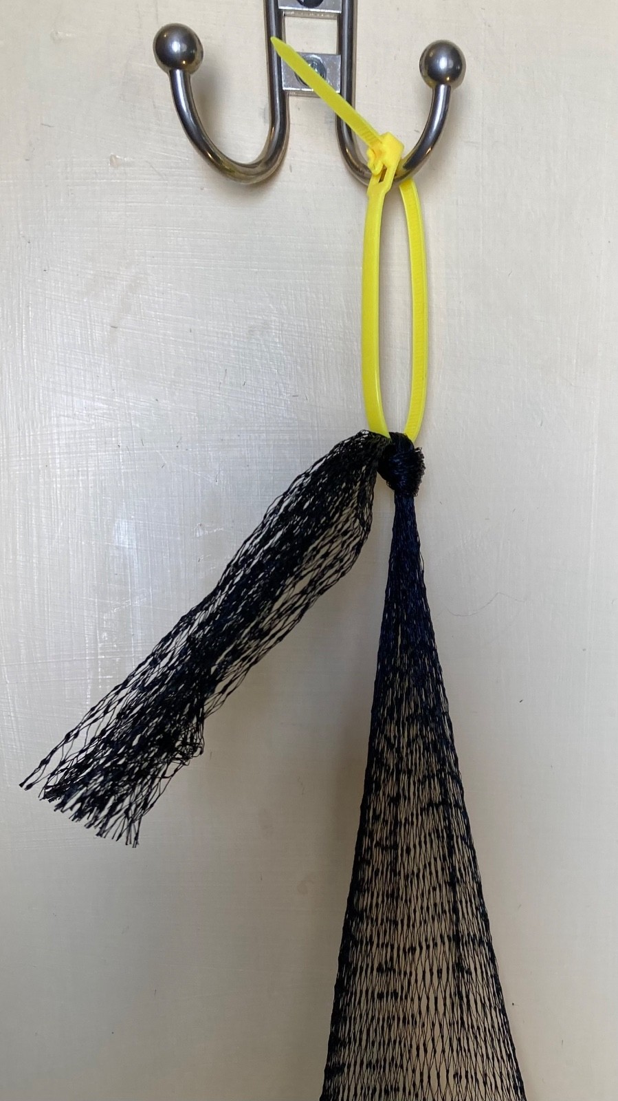 5 New Black Polymesh Produce Bags, 24” long, with 2 Releasable Zip Ties