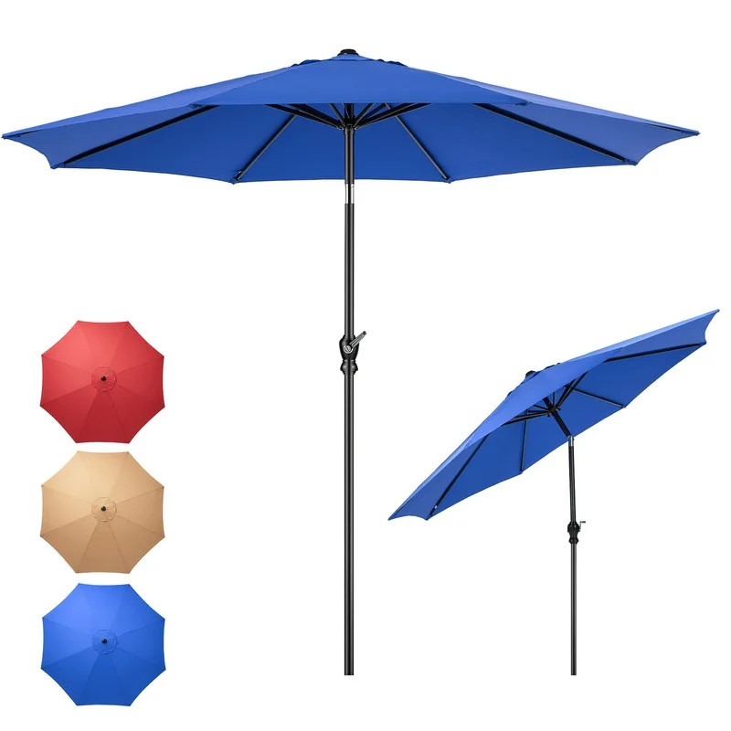 Garden & Patio 9FT Outdoor Patio Umbrella Market Table Polyester Fabric Canopy