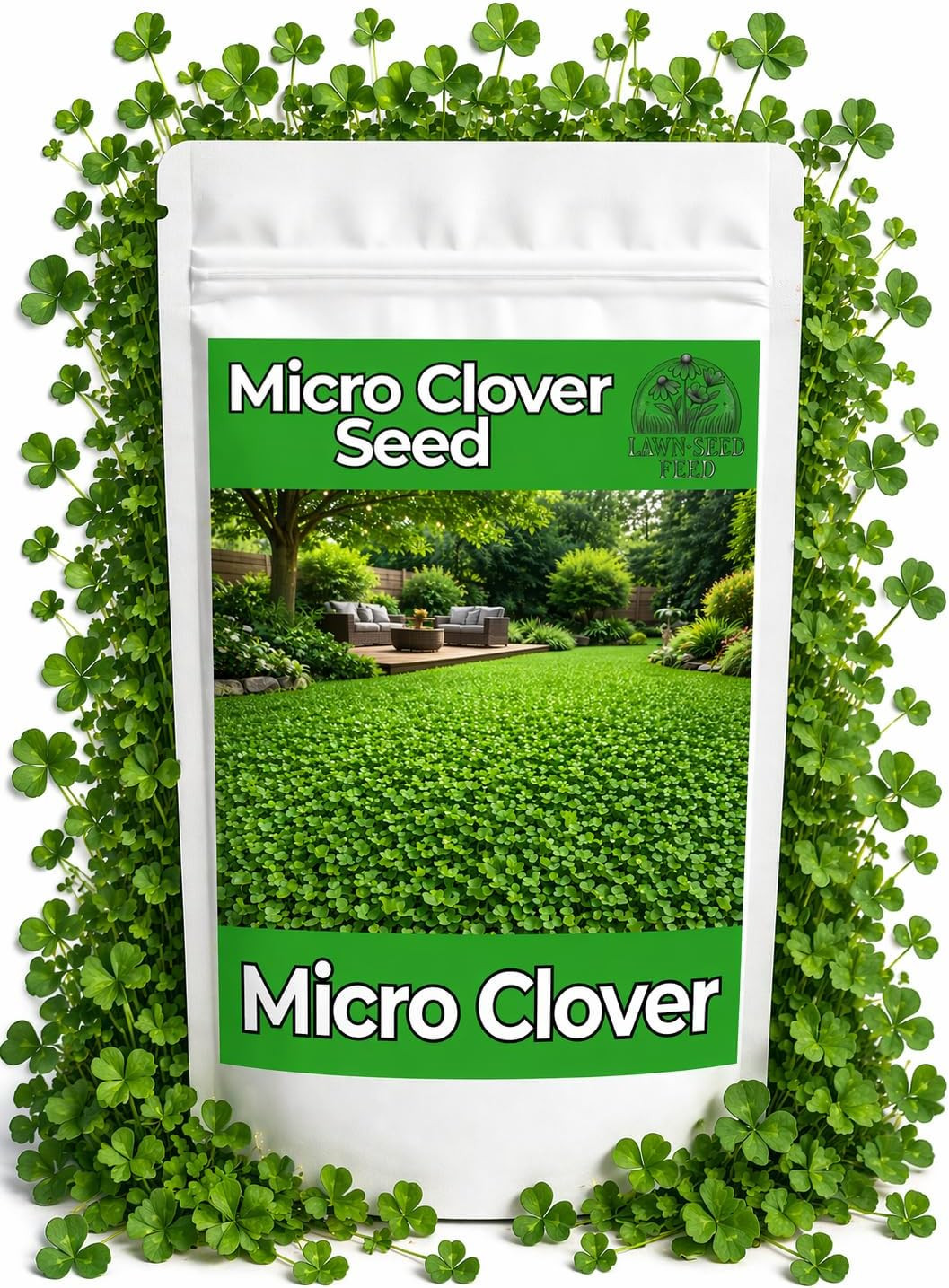 Micro Clover – Nitro-Coated, 120,000 Total Seed – Transform Your Lawn