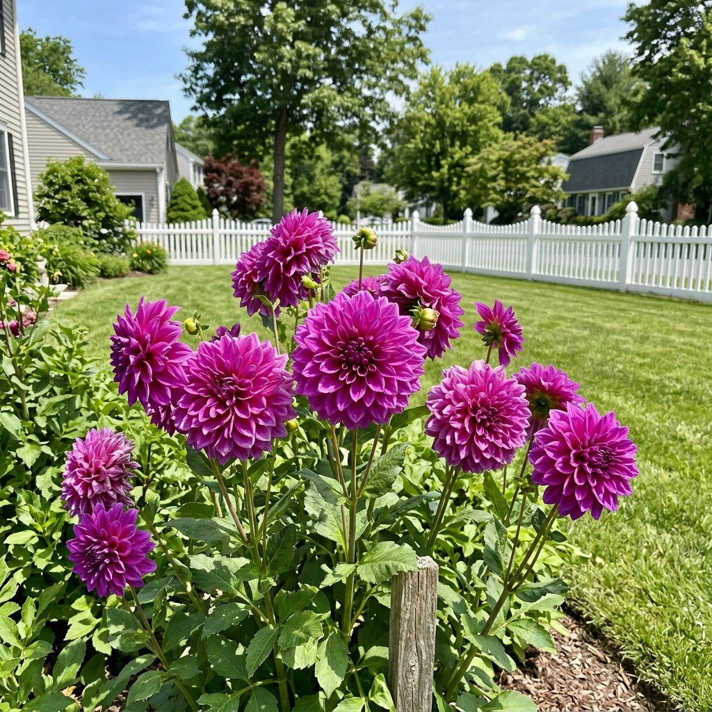 50 Count Peony Purple Dahlia Seeds – Non-GMO Heirloom Seeds, Heirloom Floral