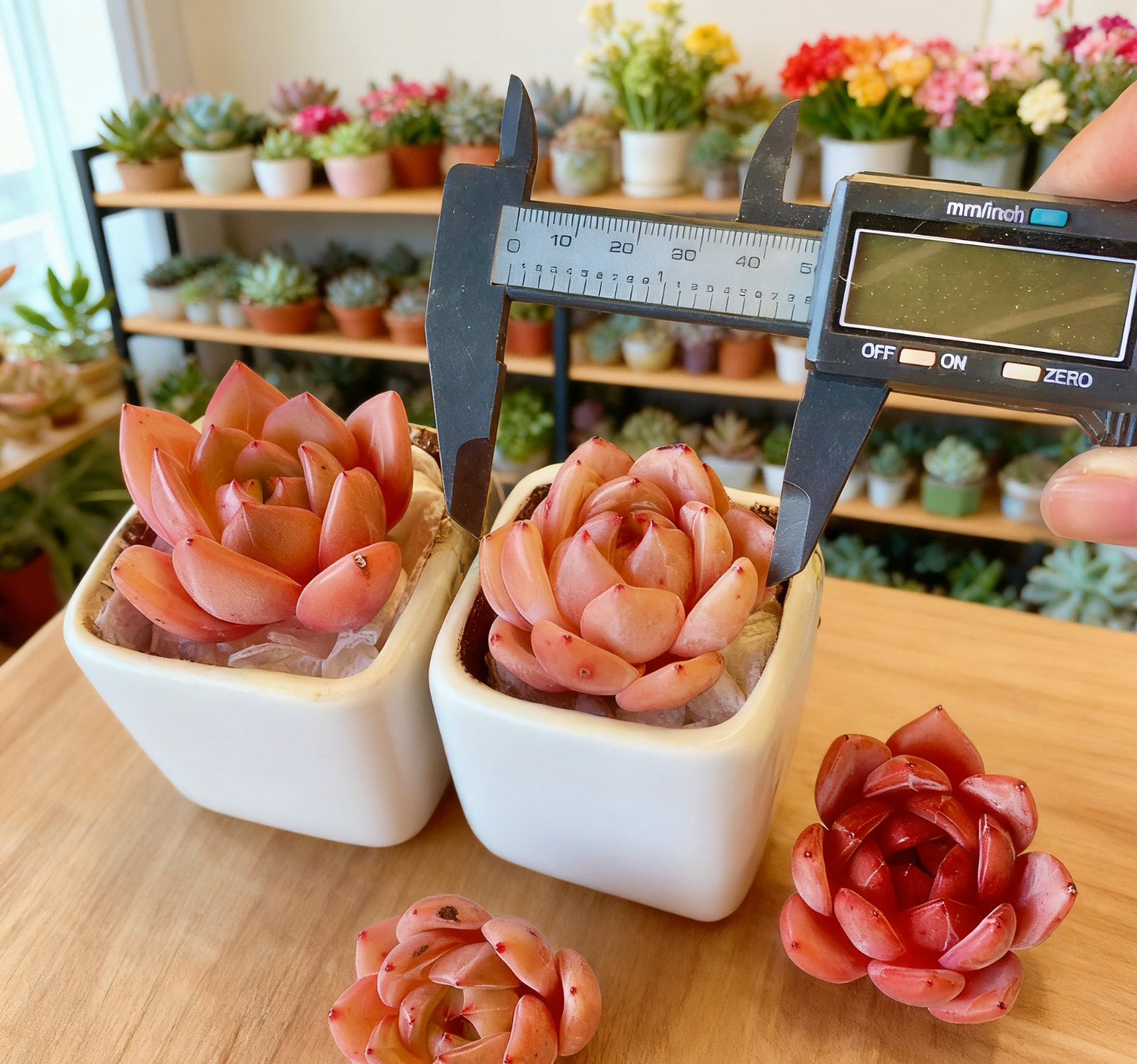 Echeveria Red Wine Champagne Succulents Plants Live, Bare root without soil pot,