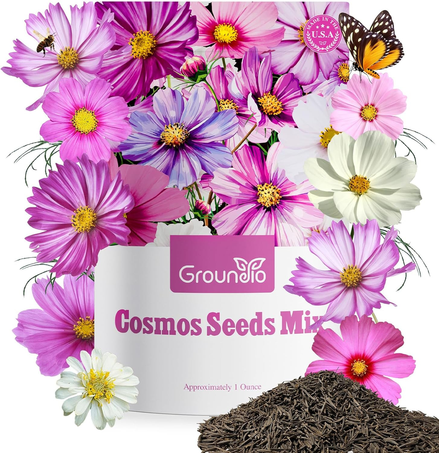 Black Eyed Susan Seeds, 7500+ Perennial Flower Seed to Plant Indoor & Outdoor, A