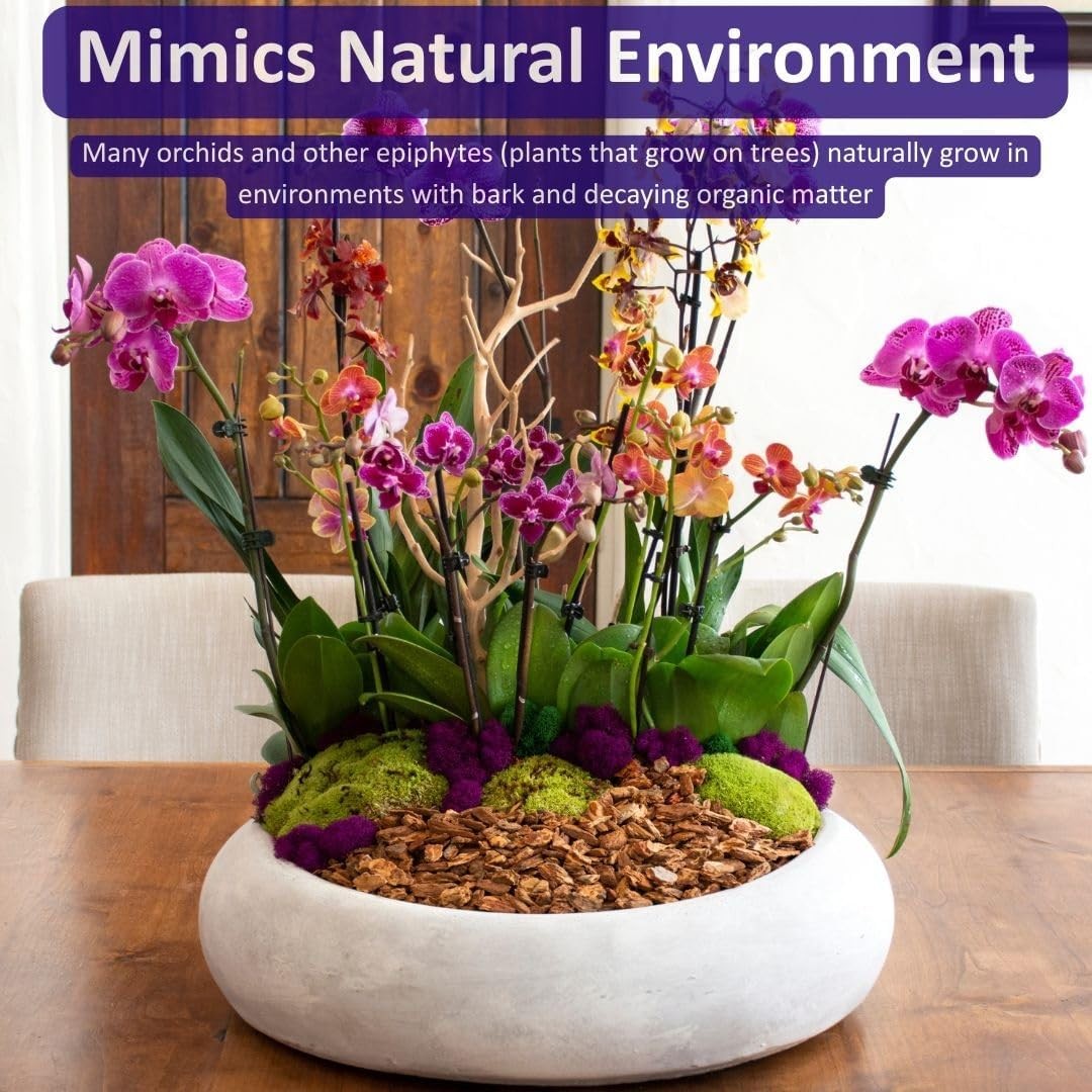 SuperMoss Orchid Potting Bark 100% Natural White Fir 1/4 inch 1560 cu in