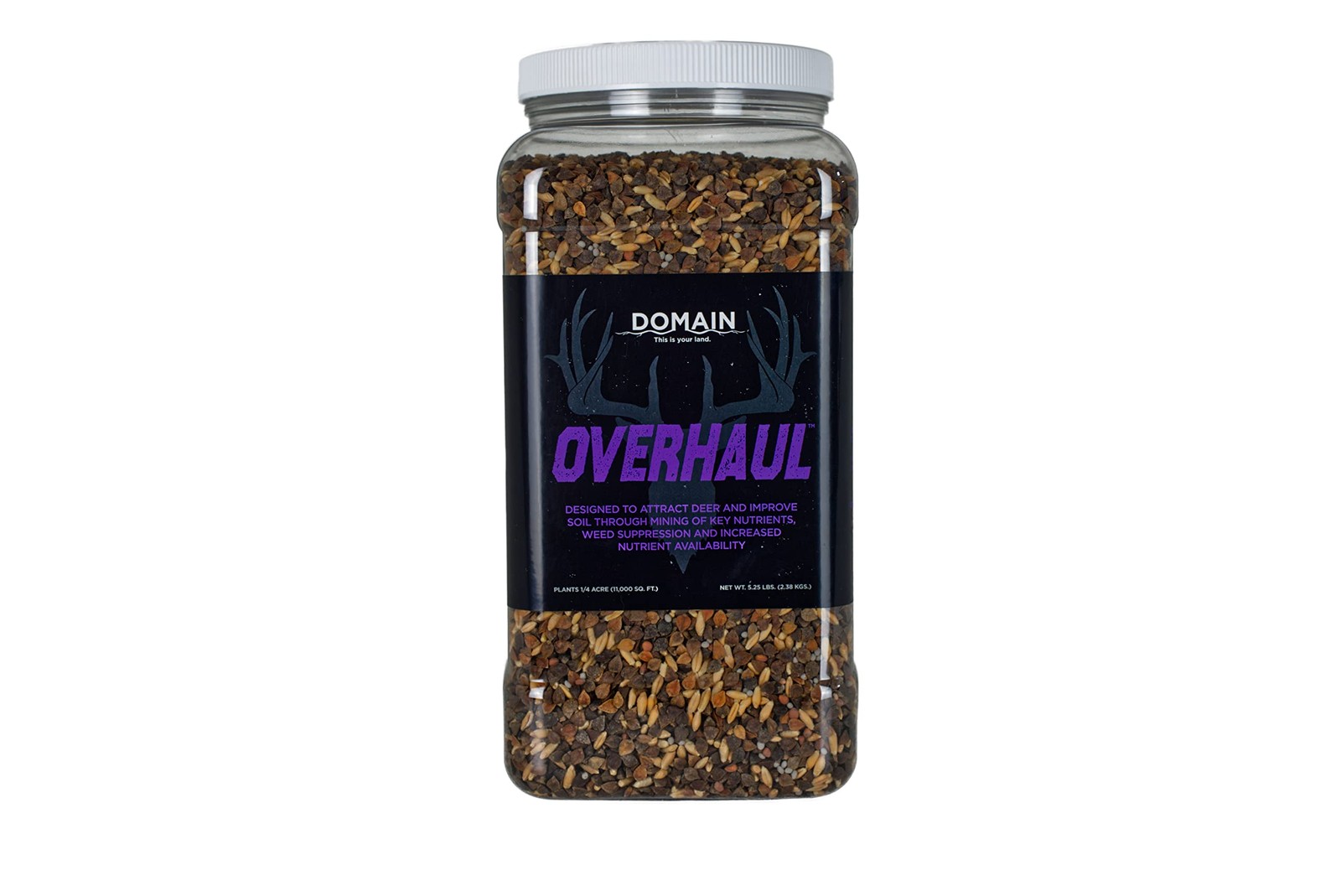 “Premium Deer Food Plot Seed Mix Triticale, Clover, Buckwheat, Radish for
