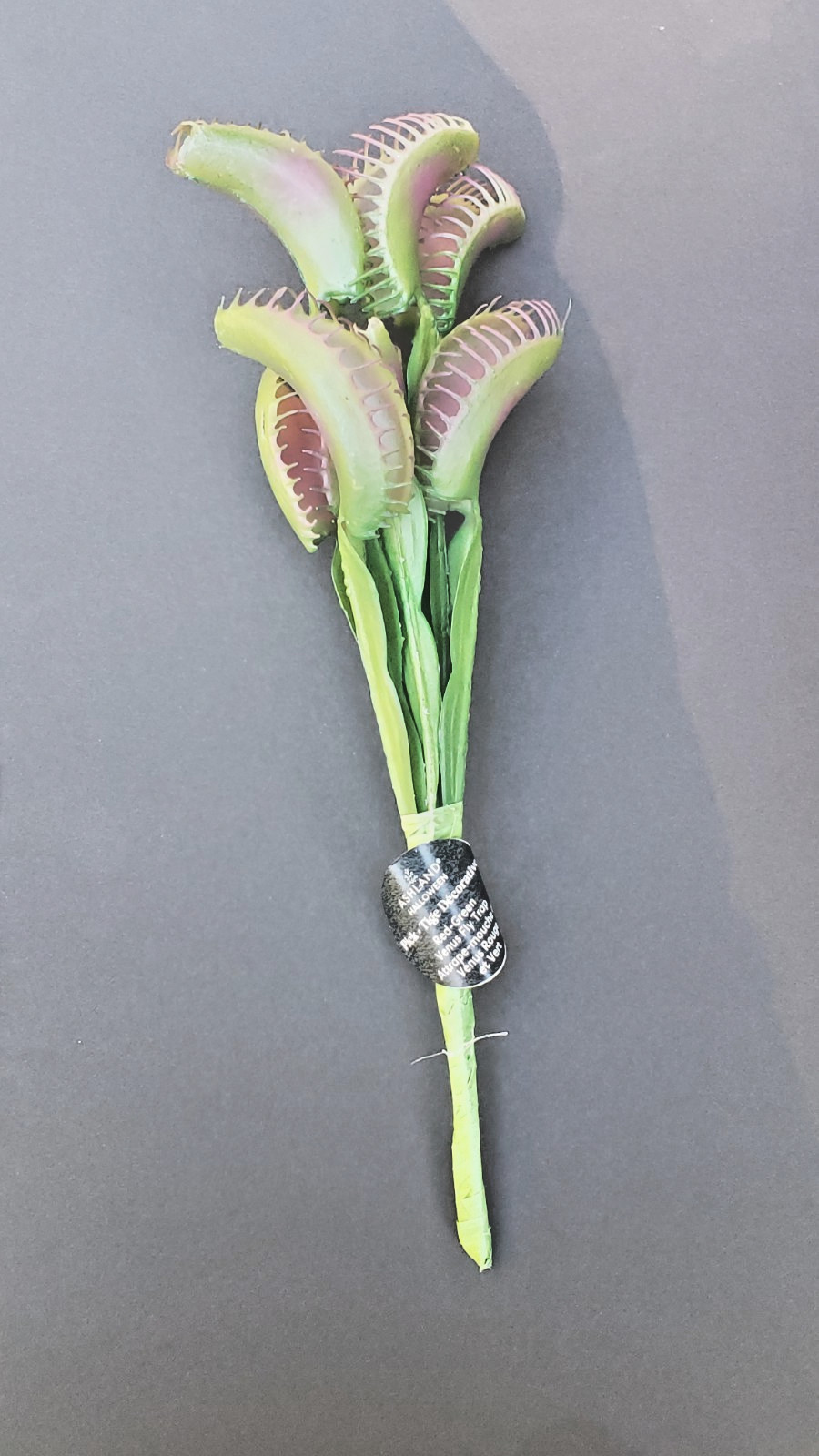 🔥 Carnivorous Plant Floral Picks! Faux Venus Flytrap Sarracenia Poseable Decor!