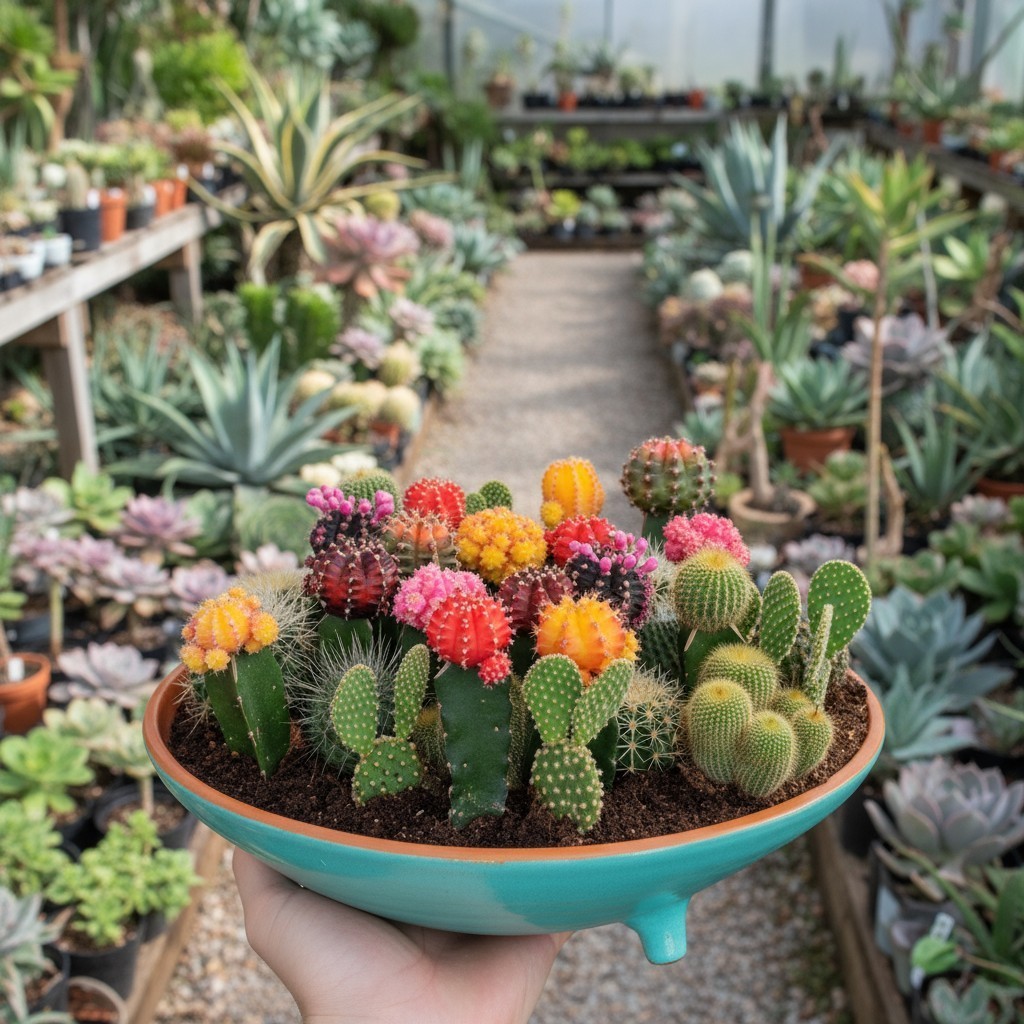 500 Rainbow Cactus Seeds – Colorful Mix for Indoor Pots and DIY Gardens