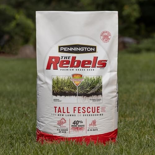 Pennington Rebels Tall Fescue Seed 40 lb Covers 10000 sq ft Drought Tolerant