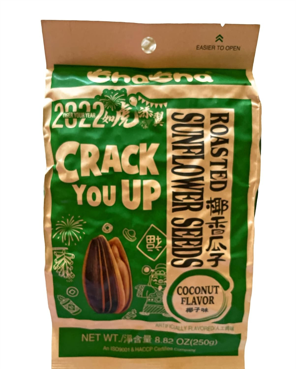 Cha Cha Roasted Sunflower Seeds, 250 G (Coconut Flavor)