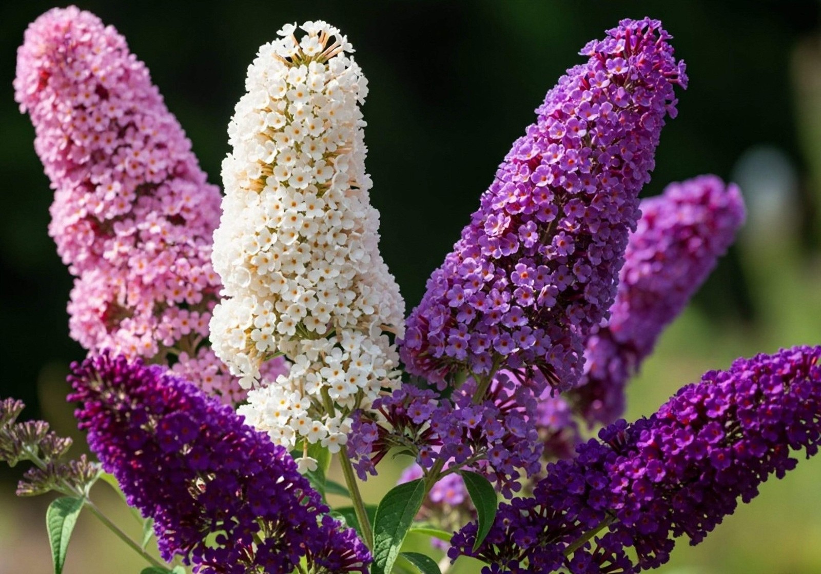 100 MIXED COLORS BUTTERFLY BUSH Buddleia Davidii Flower Seeds *Flat S/H