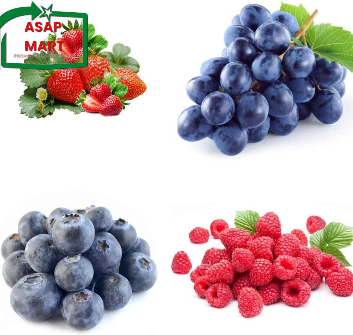 1000+ Mixed Fruit Seeds Berry Seeds for Planting – Strawberry Raspberry Blueberr