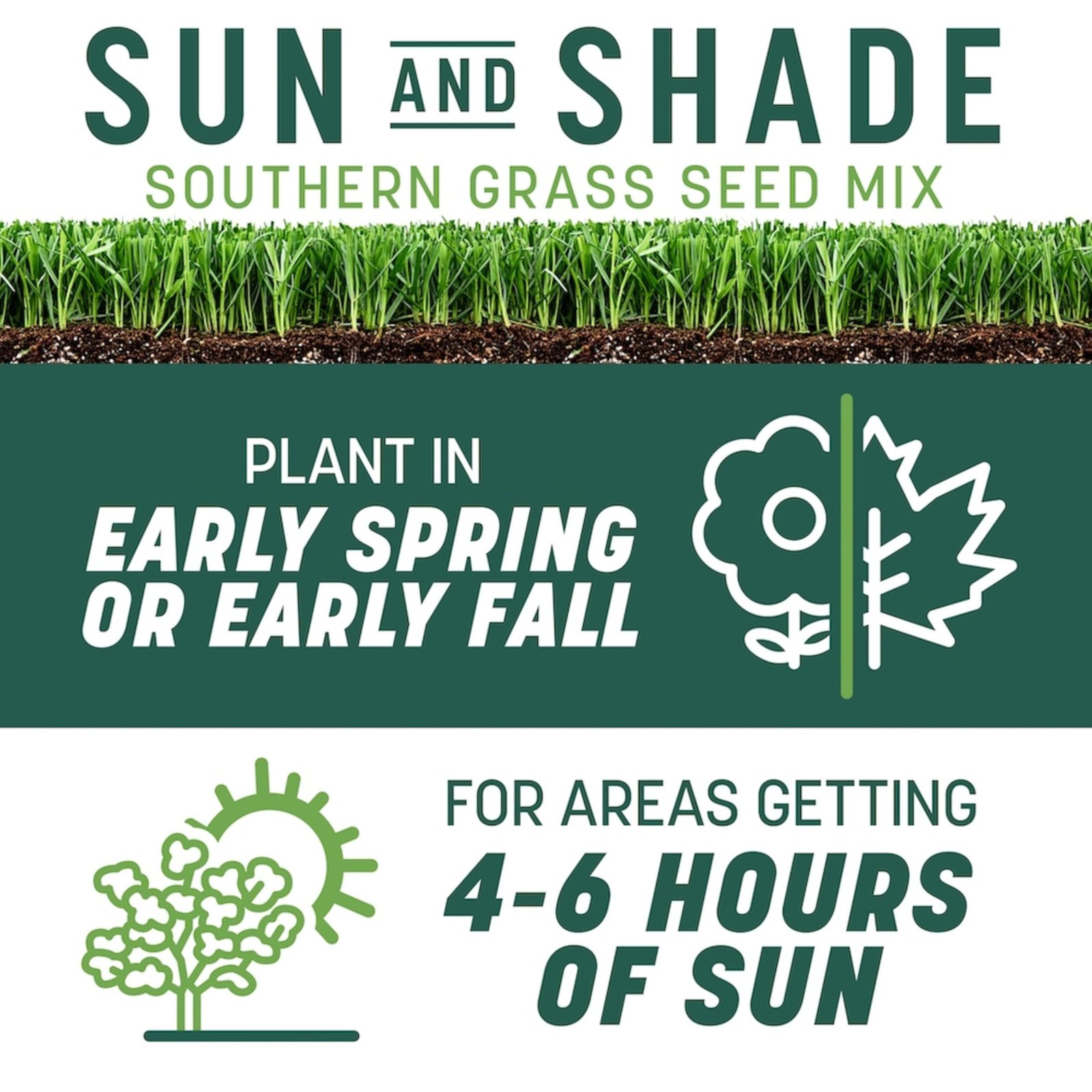 Pennington Smart Seed Sun And Shade Tall Fescue Grass Seed Mix For Southern