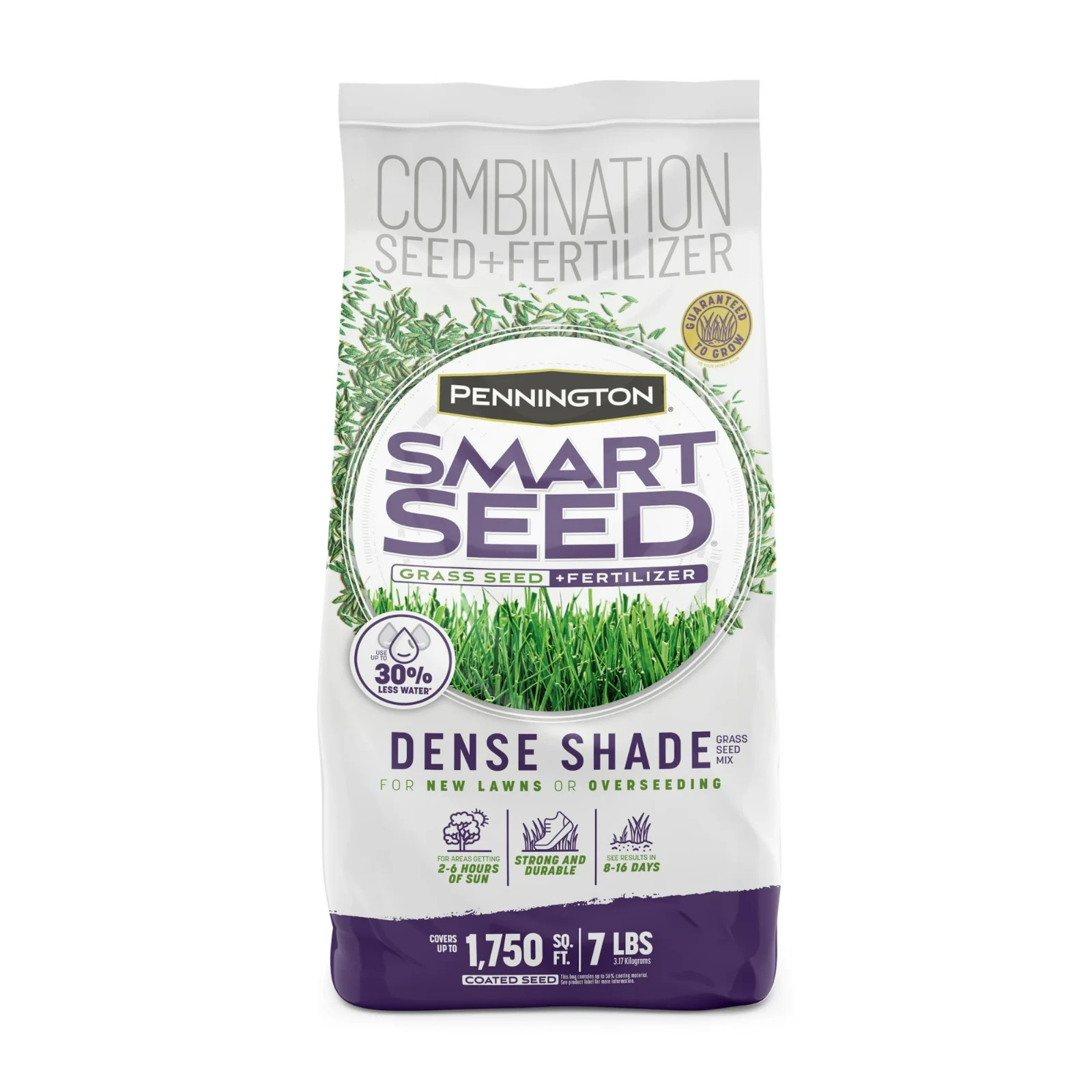 Pennington Smart Seed Dense Shade Grass Mix Fescue Lawn Seed Partial Shade 7 lb
