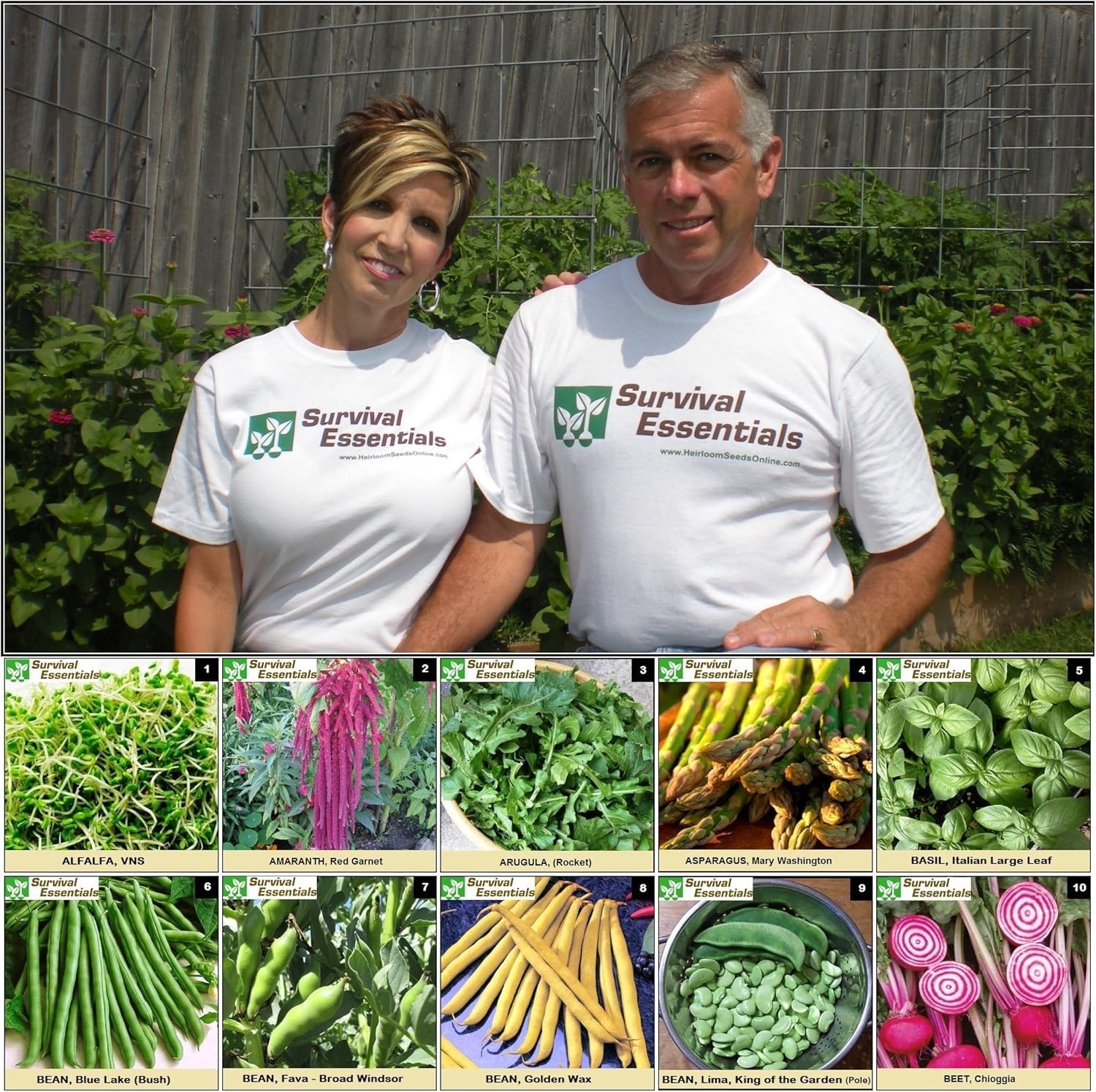 Heirloom Seeds for Planting Vegetables and Fruits – 135 Variety Vault – Medic…