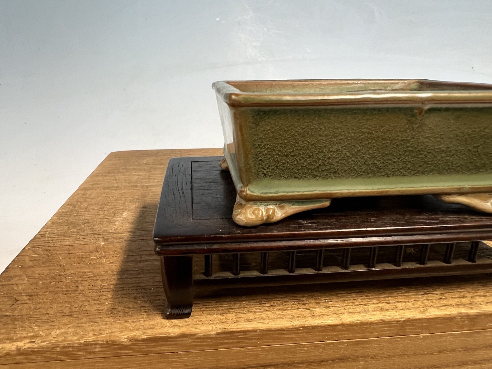 Japanese Unknown Maker Shohin Sized Bonsai Tree Pot 4”