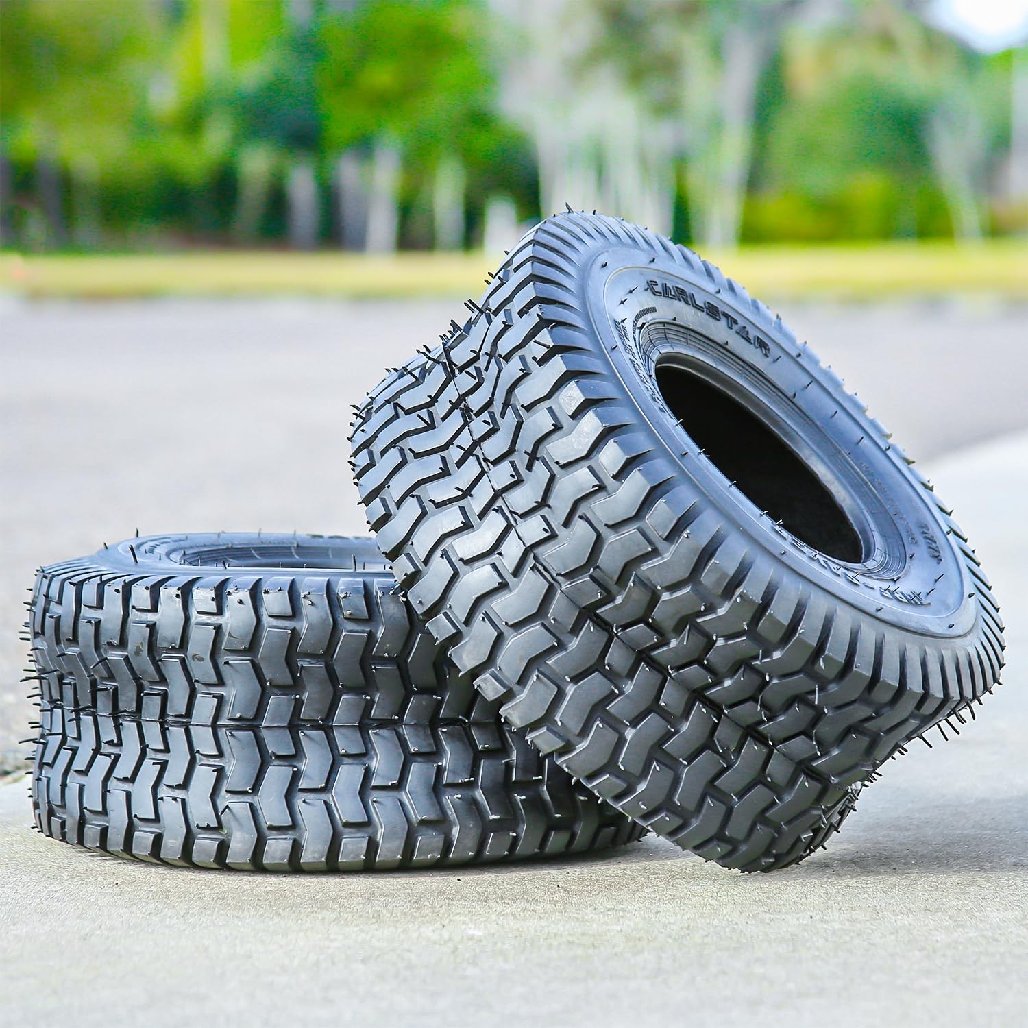 Carlisle Turf Saver Lawn & Garden Tire -16/7.50-8 16/7.50-8, black