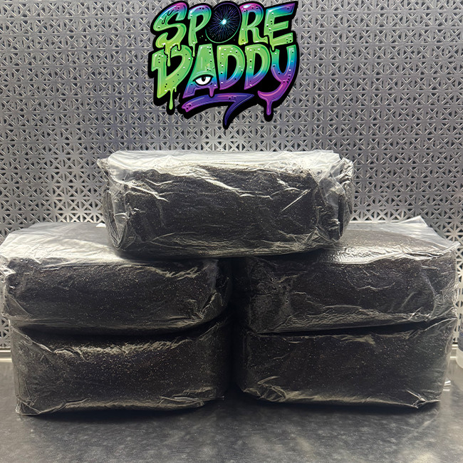 Mushroom Substrate 5lbs (x5) 5lb Bag Sterilized Substrate CVG