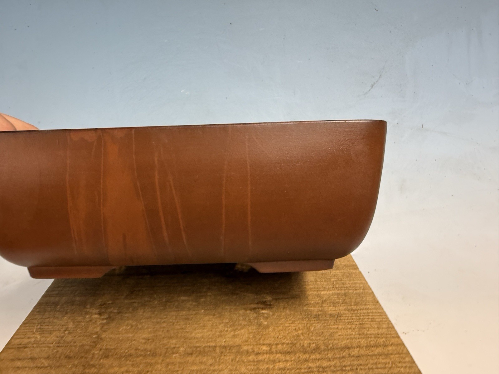 Unknown Japanese Tokoname Bonsai Tree Pot 10” Old Piece! Deep Shape