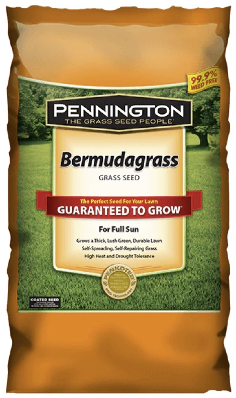 Pennington Seed 100523123 Bermuda Bermudagrass Grass Seed 15 Lb – Quantity 2