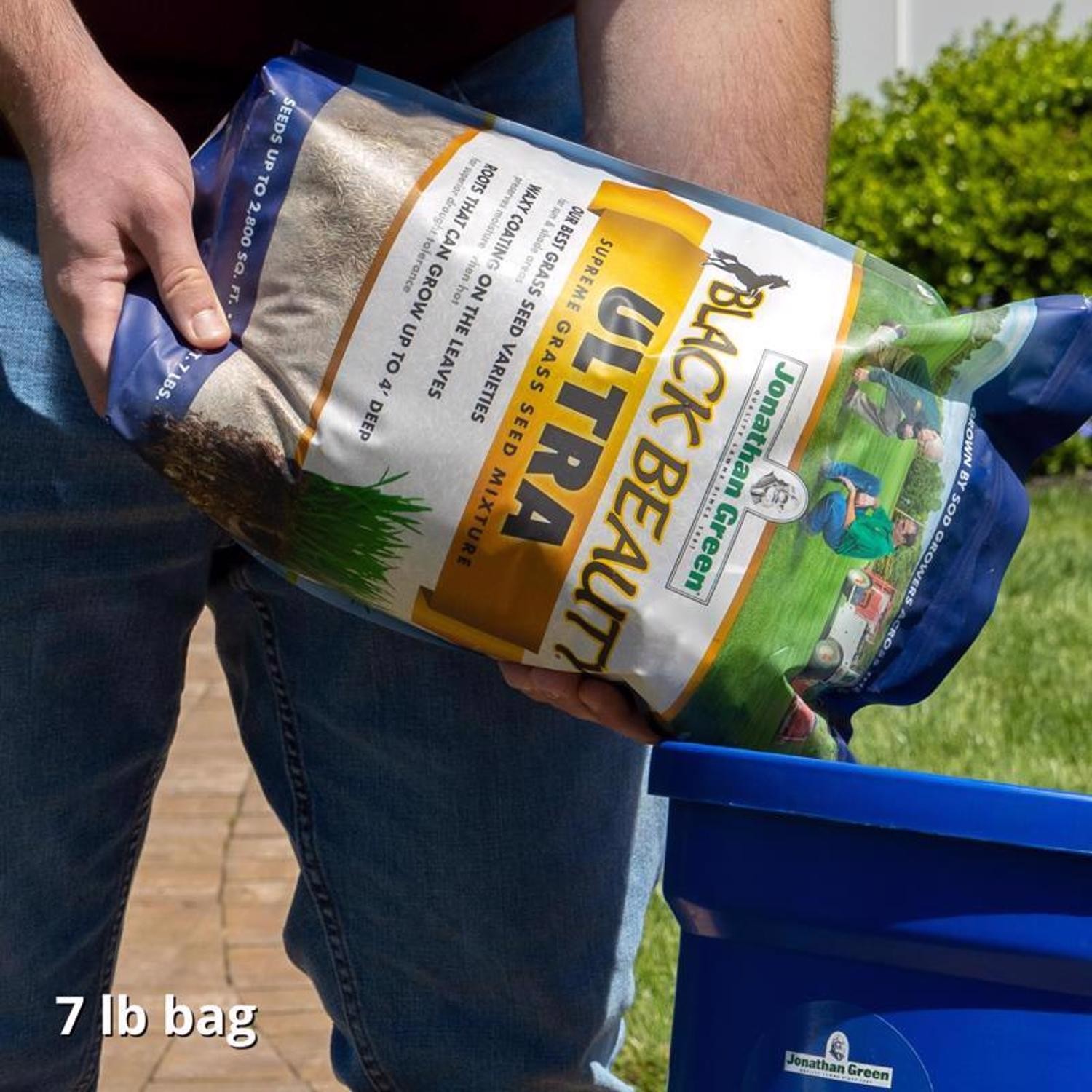 Jonathan Green Black Beauty All Grasses Sun or Shade Grass Seed 7 lb