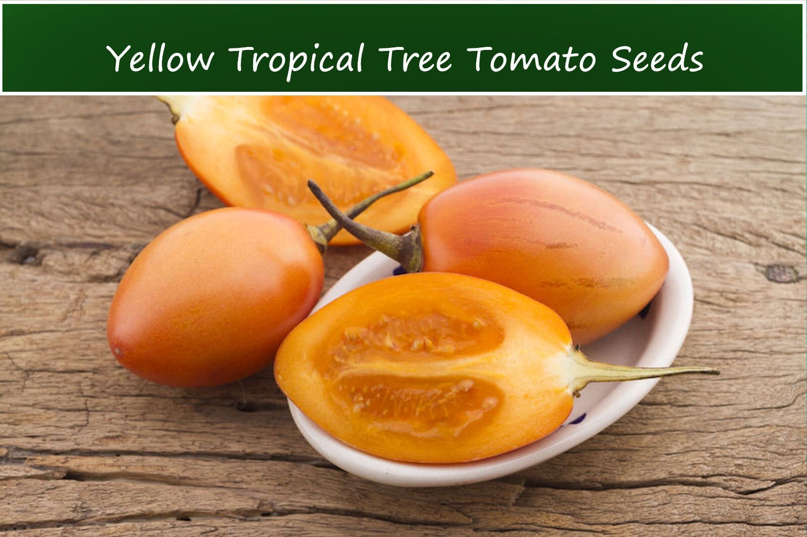 Tropical Seeds-Yellow Tropical Tree Tomato -10 Seeds – Solanum Betacea