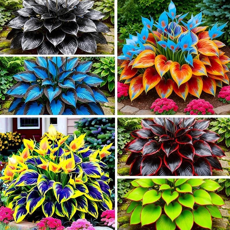 315+ Perennial Mix Color Hosta Seeds for Planting in Outdoor Garden – Shade Tole