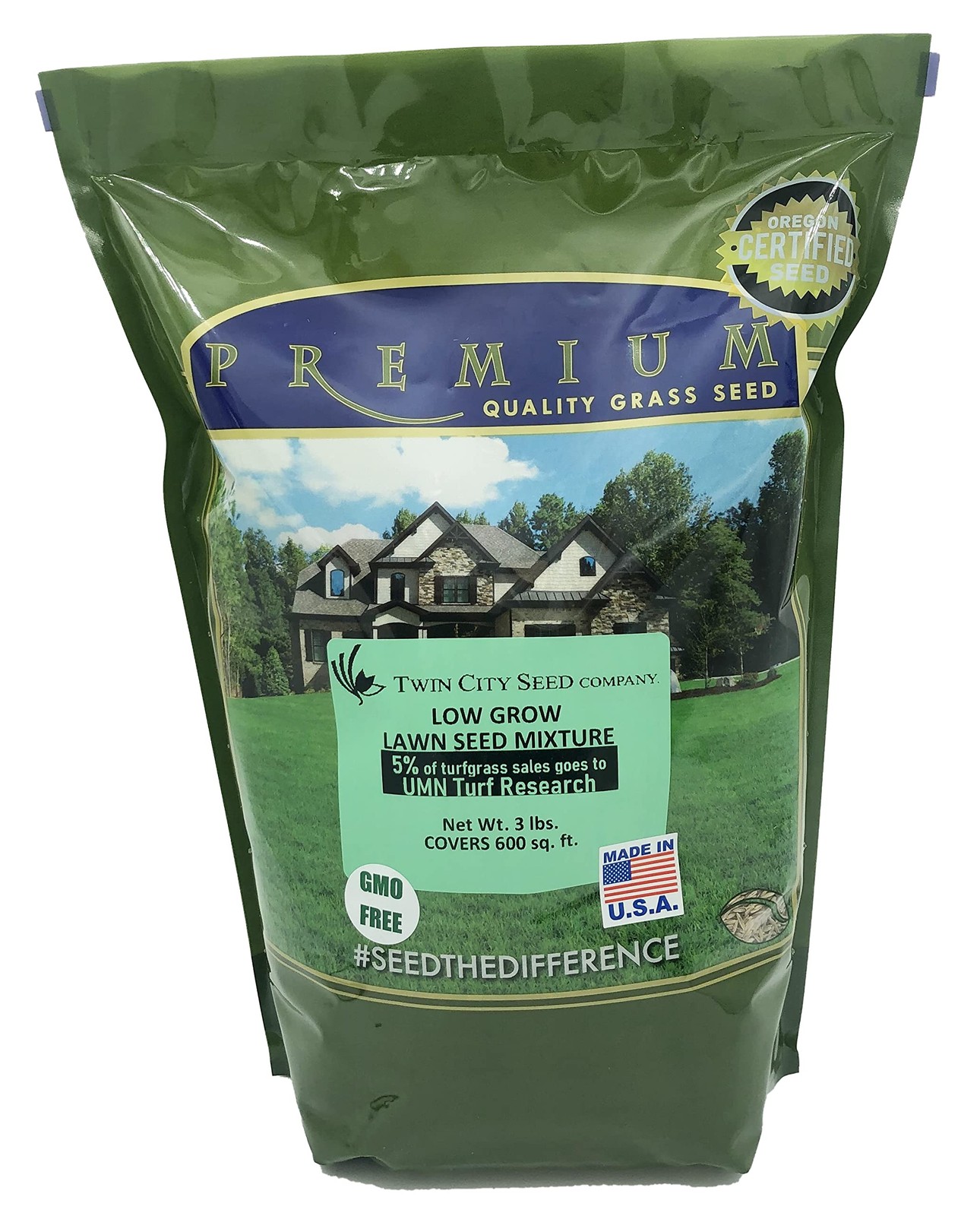 Twin City Seed Co. Eco Seed Grow Fescue Fine Fescues Grass Mixture 3 Lb Bag