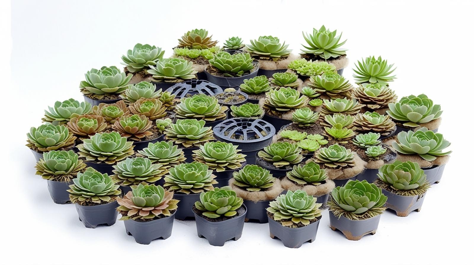 Succulents Sempervivum Assortment Rooted Starter Plant (Pack of 3)