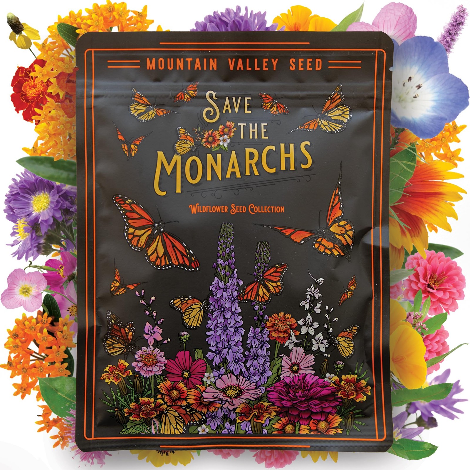 Mountain Valley Seed Co National Wildflower Seed Collection – Perennial Mix