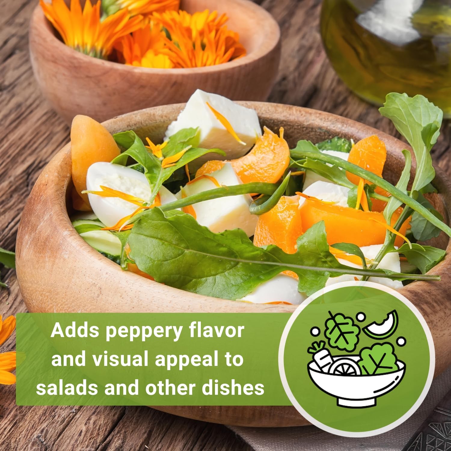 Sow Right Seeds – Apricot Beauty Calendula for Planting – 1, orange