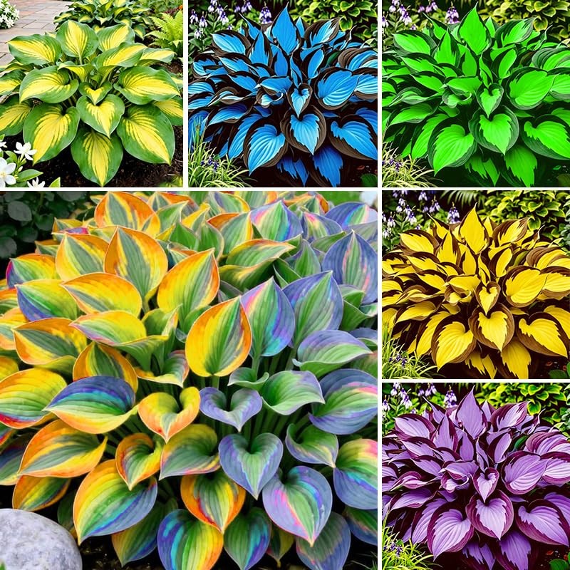 115Pcs Premium Hosta Seeds for Shade Gardens Planting – Perennial Flower…