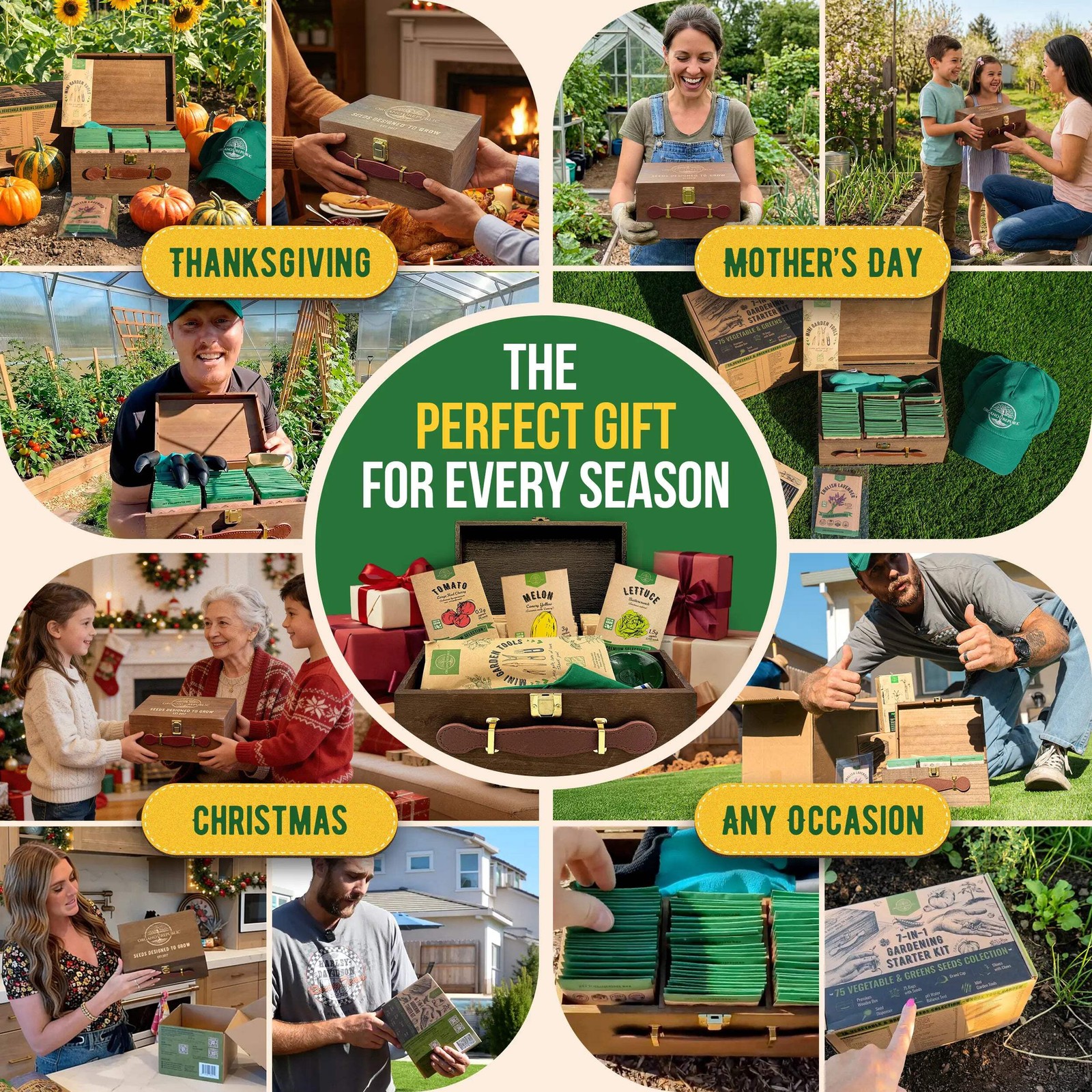 75 Greens & Vegetable Seeds Variety Pack