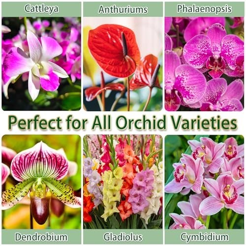 Orchid Potting Mix 4 Quarts – Premium Soil Blend with Pine Bark, Perlite & Coco