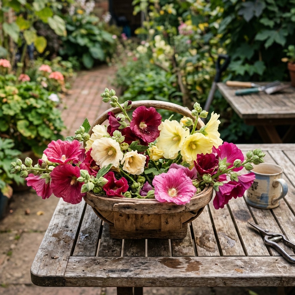 50 Hollyhock Seeds for Planting – carefully packed Heirloom Hollyhock Flower