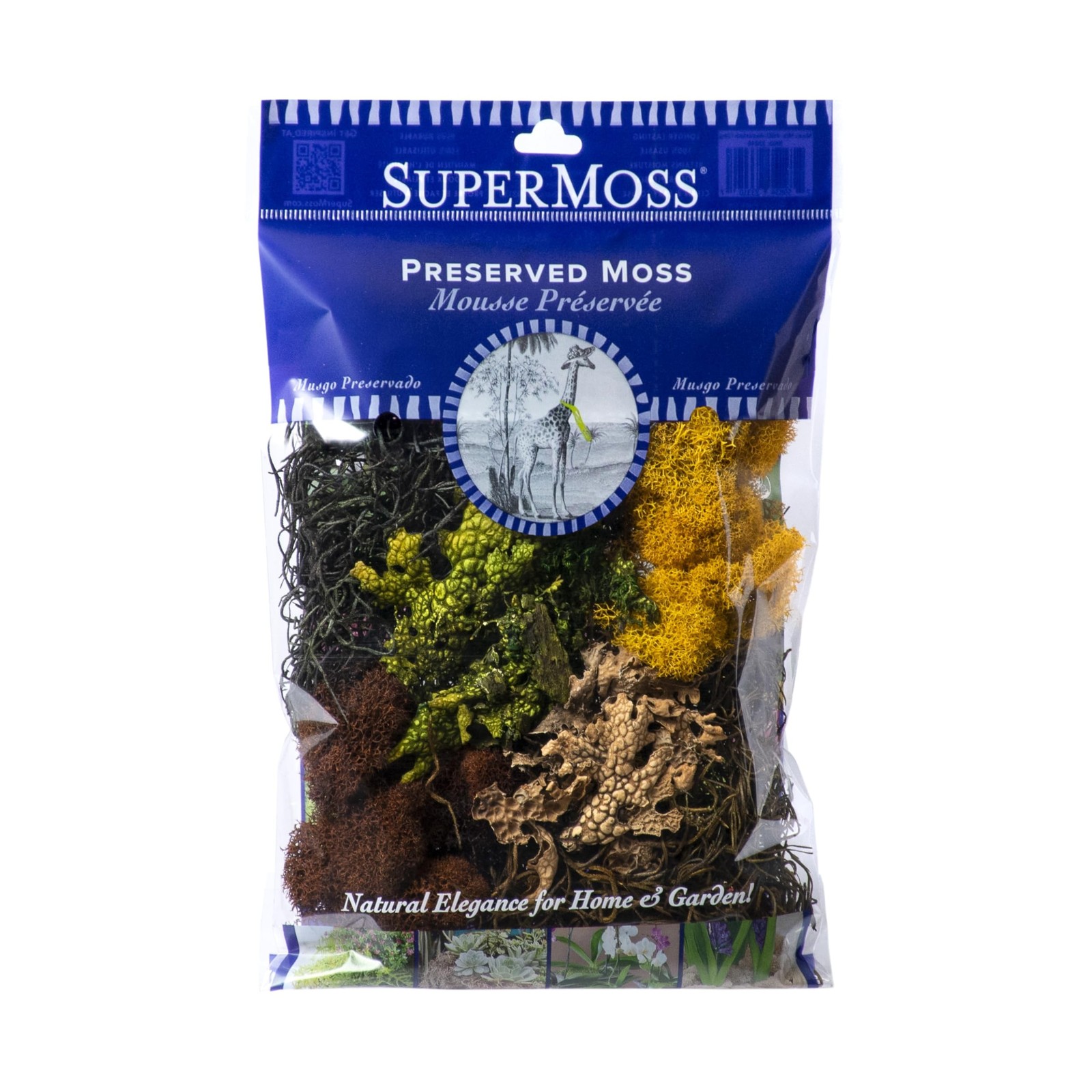 SuperMoss (23302) Moss Mix – Premium Decorative Moss for Crafts, Terrarium