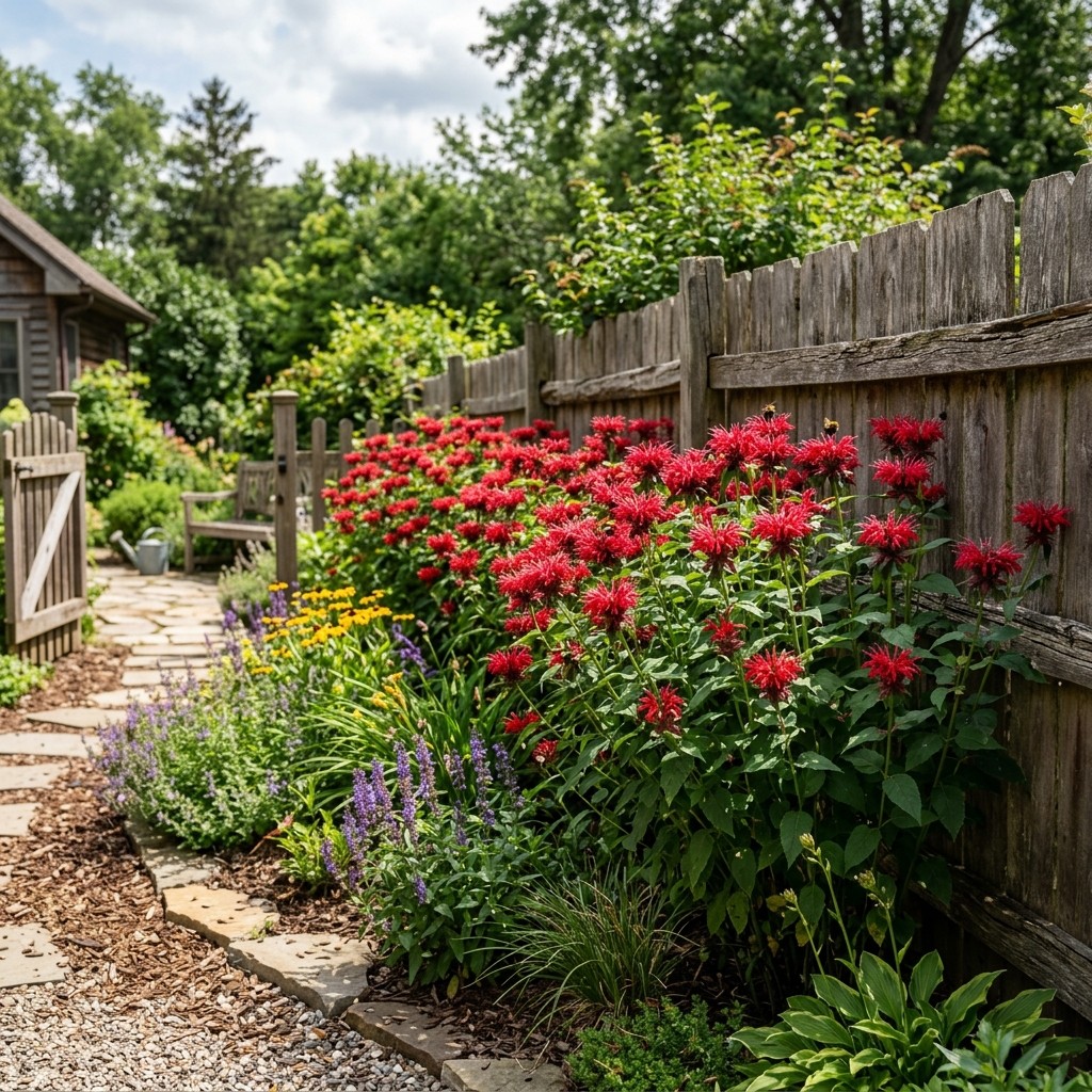 1000 Red Bee Balm Seeds for Planting – Vibrant Heirloom Perennial Garden Floral