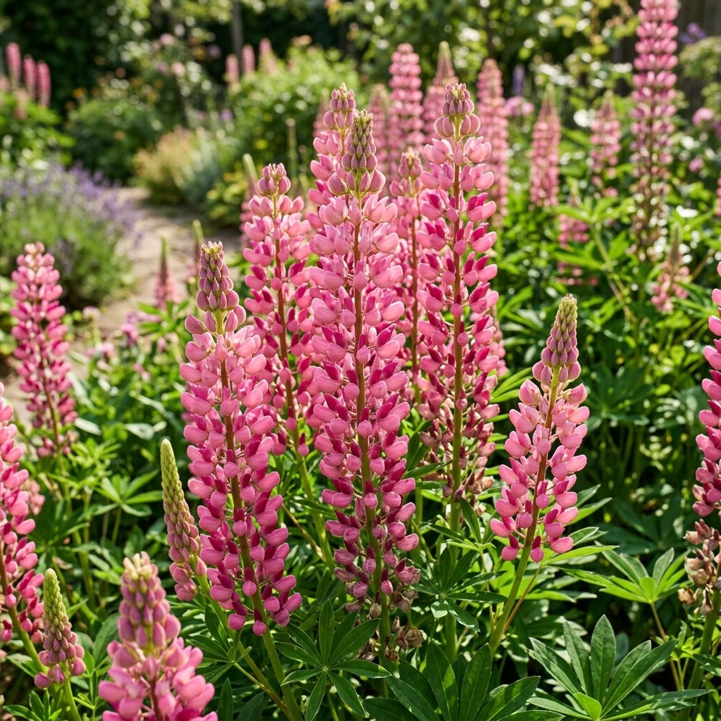 100 Pink Russell Lupine Seeds for Planting – Vibrant Heirloom Perennial